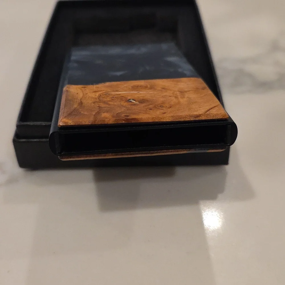 NEW Credit Card Holder Wood x Resin Wallets